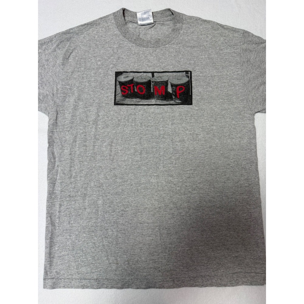 Vintage Stomp The Musical T-Shirt Mens Large Gray Alstyle AAA Graphic Tee
